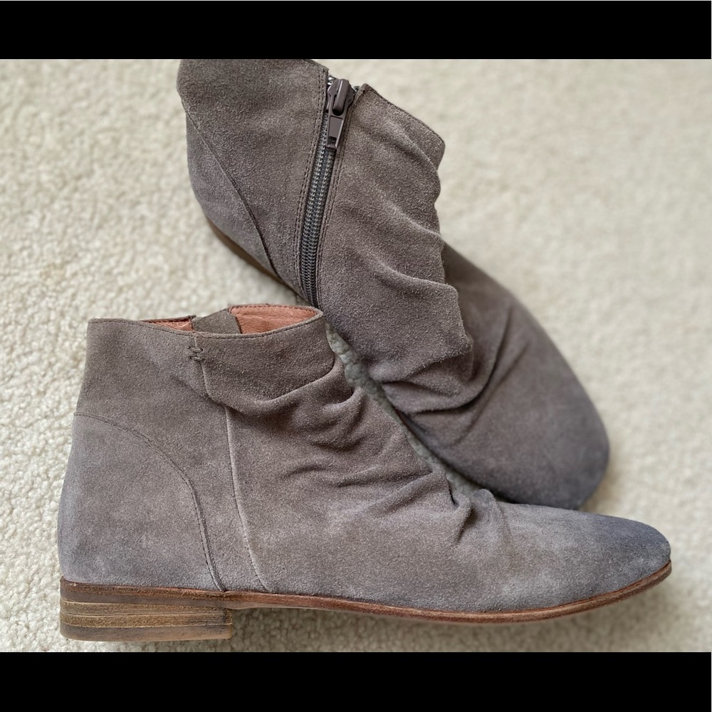 Jeffrey Campbell suede ankle boots
